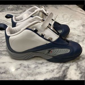 Reebok Allen Iverson Answer IV 4 OG Size 6 Gray/Navy/White Georgetown Basketball